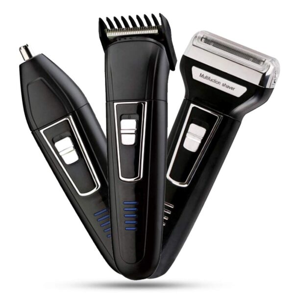 Afeitadora Electrica Hombre 3 En 1 Barba Cabello Nariz
