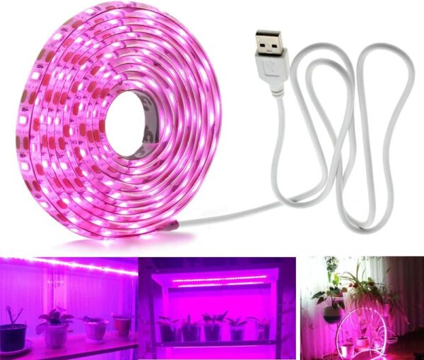 Tira Led Para Cultivo USB Phytolamps LED 5V 2835 3mt