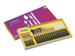 Juego De Cubiertos Tramontina Set 24 Piezas New Kolor