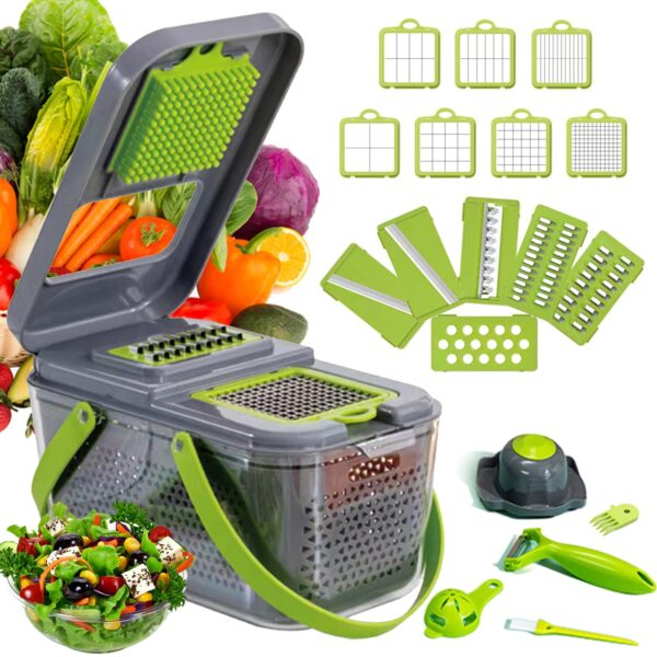 Cortador de Verduras Multifuncional 22 en 1 - Image 5