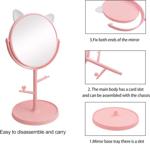 Espejo de Maquillaje de Gato 101A - Image 2