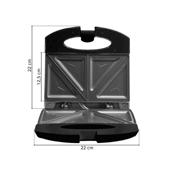 Sandwichera Electrica Negra OR1400 Oryx - Image 3