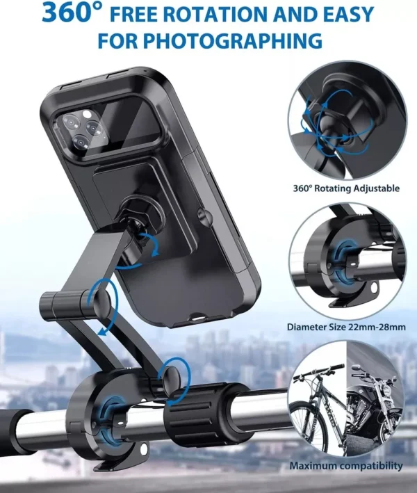 Soporte De Teléfono Celular Para Bicicleta Y Moto ZCG - Image 4