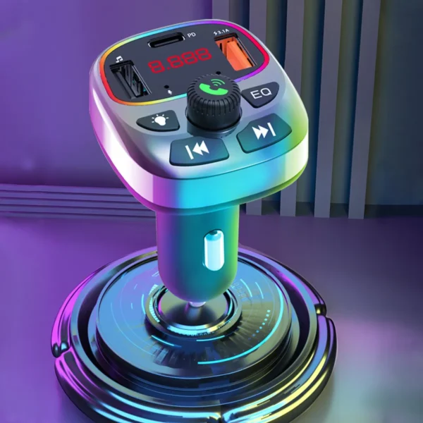 Transmisor FM LUO LU-A45 Auto Bluetooth TF X2 USB