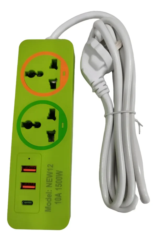 Zapatilla Inteligente 2 Tomas 2 Usb 1 Tipoc (10a 2000w 220v)