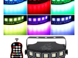 Luz Estroboscópica Usb Dj Com Controle Remoto Para Festas LUO LU-2118