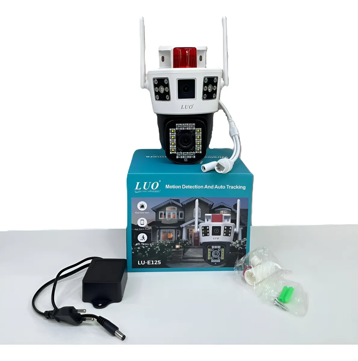 Camara De Vigilancia Ip Luo Lu E-125 Seguridad Fhd Triple