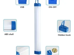 Linterna Barra Led T530 Recargable 32cm Usb Potente Iman Luz