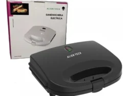 Sandwichera Eléctrica Tostadora Doble Antiadherente SM-8808