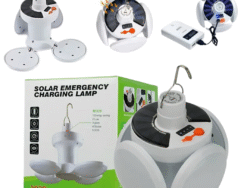 Lámpara solar 5 aspas usb JP8801