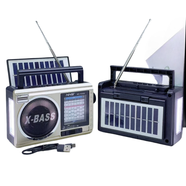 Radio LUO AM FM Bluetooth Con Panel Solar LUO-811