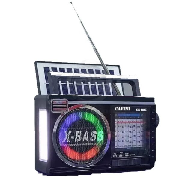 Radio LUO AM FM Bluetooth Con Panel Solar LUO-811 - Image 2