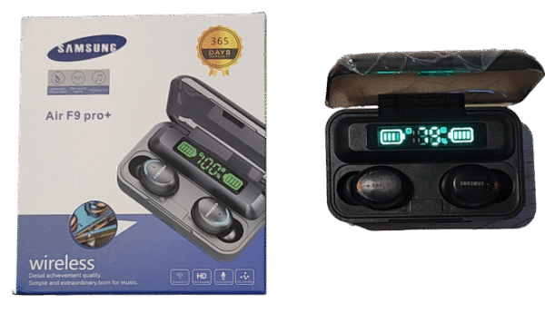 Auricular Bluetooth F9 Pro Samsung Visor Power - Image 3