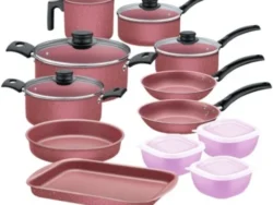 Set De Ollas Tramontina Turim 12 Piezas 2 Colores