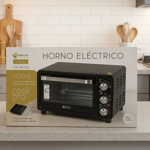 Horno electrico Oryx 1400W 13L OR-HE102 - Image 3