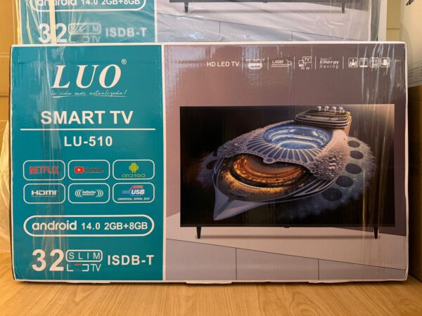 TV SMART LUO LU-510 32" PULGADAS ANDROID 14
