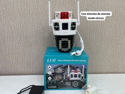 CAMARA SEGURIDAD LU-E125 TRIPLE Consistema de alarma modo sirena