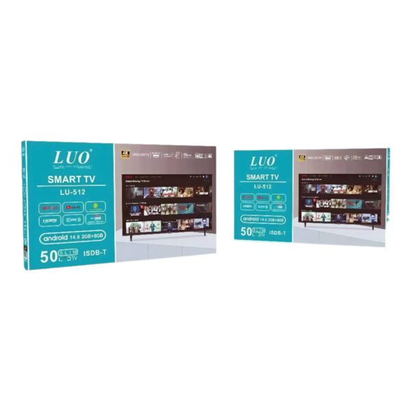 Smart TV LUO LU-512 50" 4K Probados