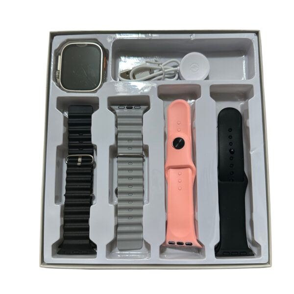 Reloj Smartwatch S20 Ultra Con 4 Mallas Intercambiables - Image 2