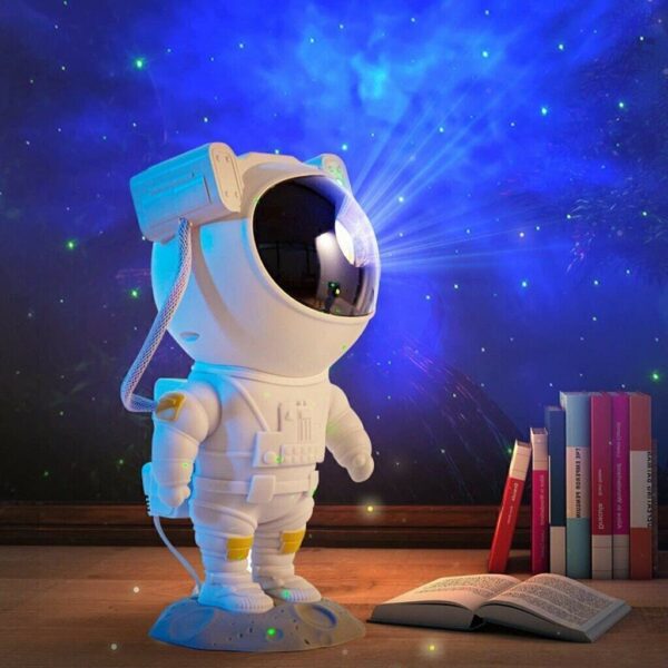 Lámpara Astronauta Proyector Luz De Noche Estrellas Galaxia
