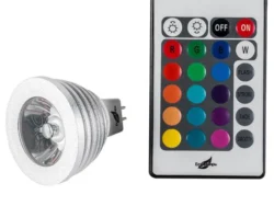 Bombilla LED que cambia de color y control remoto Ever Rise LAMPARA