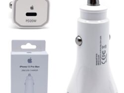 Adaptador Cargado Auto a Tipo C Simil Iphone 13 Pro Max 20w-charger