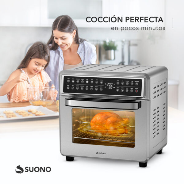Horno Air Fryer 23L 1700W Con 16 Funciones y Control Digital - Image 4