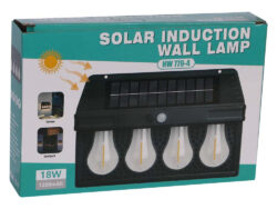 Lámpara De Pared Solar Hw779-4w 4 Bombillas
