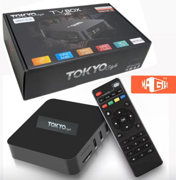 TV BOX Tokyo Style 128GB 8GB RAM Android 11.1 4k Ultra HD Con Magis