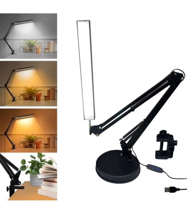 Lampara Para Escritorio Luz Flexible LUO 70cm LU-582