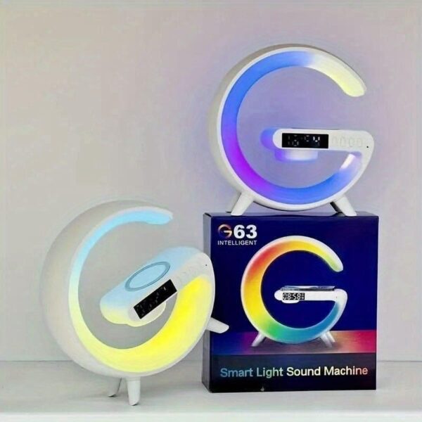 Smart Light Sound Machine G63 - Lámpara RGB y carga inalámbrica - Image 2