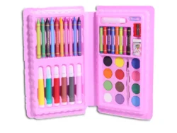 Valijita de Arte 42 piezas Rosa