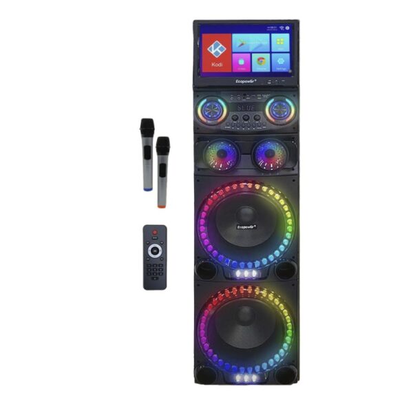 Parlante EcoPower EP-1907 12" Con Pantalla  300W