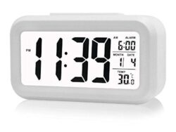 Despertador Digital con Repetición, Retroiluminación Y Luz Nocturna HQ-120