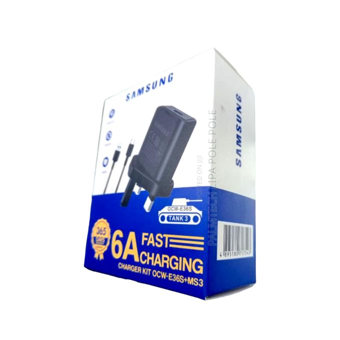 Cargador Samsung Tipo C Fast Charging 6A E36S