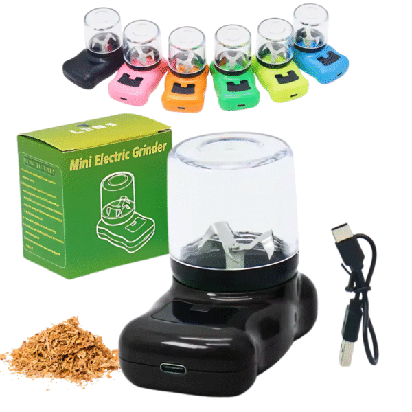 Mini Molinillo Para Tabaco ELECTRIC GRINDER Lens