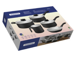 Bateria de Cocina Tramontina Linz en Aluminio con Revestimiento Interno 5 Piezas