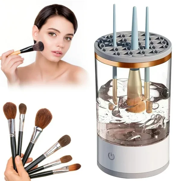 Limpiador de Brochas de Maquillaje Eléctrico HZ-001 - Image 2