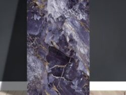 Vinilo Símil Mármol Blanco Violeta y Dorado Autoadhesivo 40cm X 80cm CF-0100