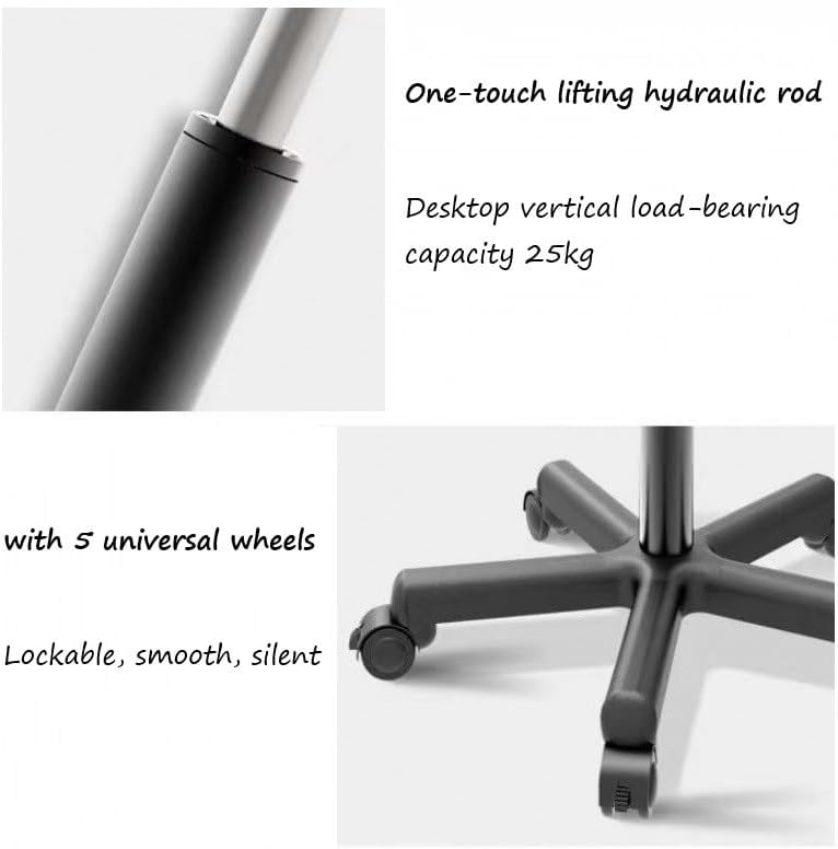 Mesa Cuadrada Blanca Para Comedor con ruega regulabel - Image 2