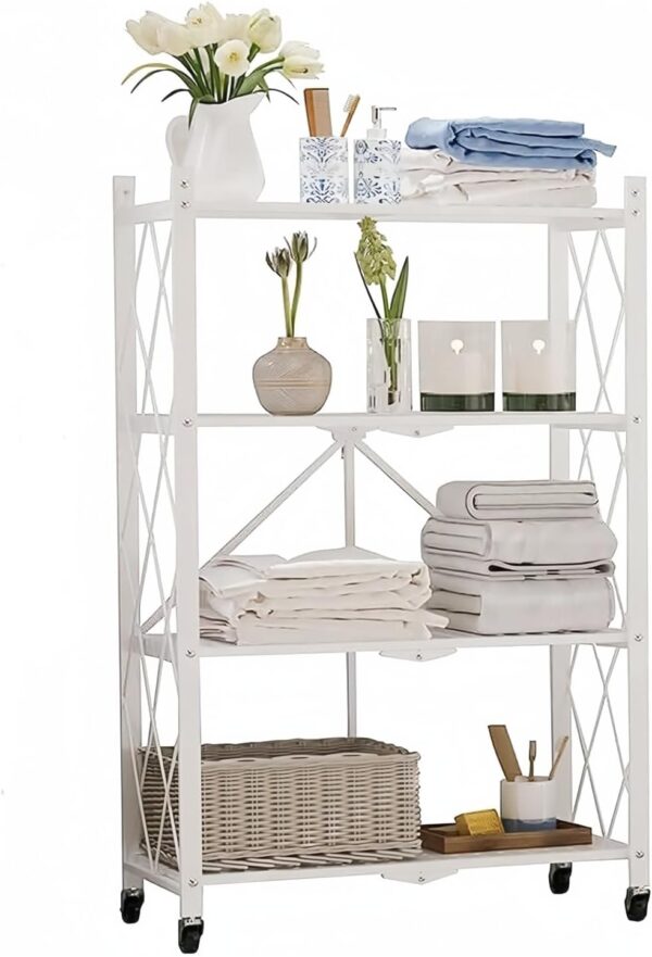Estante Plegable 4 Pisos 124x71x34cm - Image 2