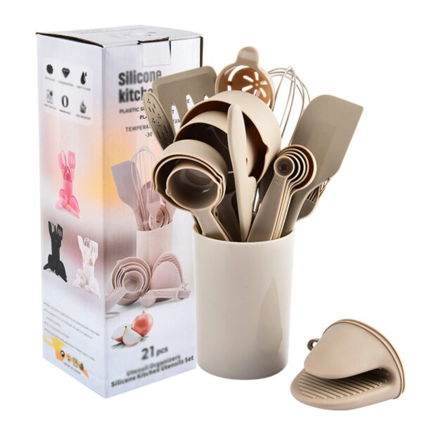 Set Utensilios De Cocina Silicona X 21 Piezas SS21-02