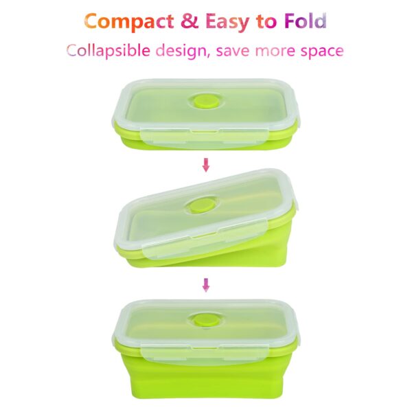 Tupper Silicona Plegable 500ml - Image 2