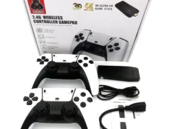 Consola retro para juegos con 2 Controles inalámbrico 4k tipo ps5
