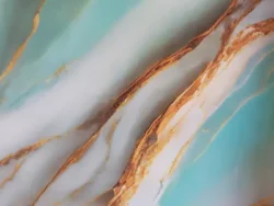 Vinilo Símil Mármol Verde, Dorado y Blanco Autoadhesivo 40cm X 80cm