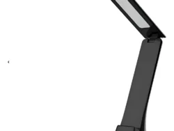 Lampara De Escritorio Con Cargador Wireless Reloj 15w