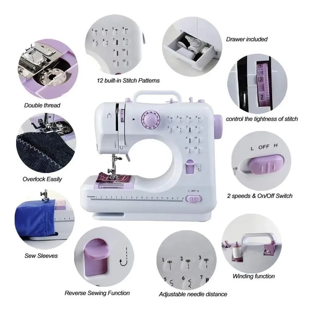 Maquina De Coser Portatil Oryx Sm-1200 - Image 4