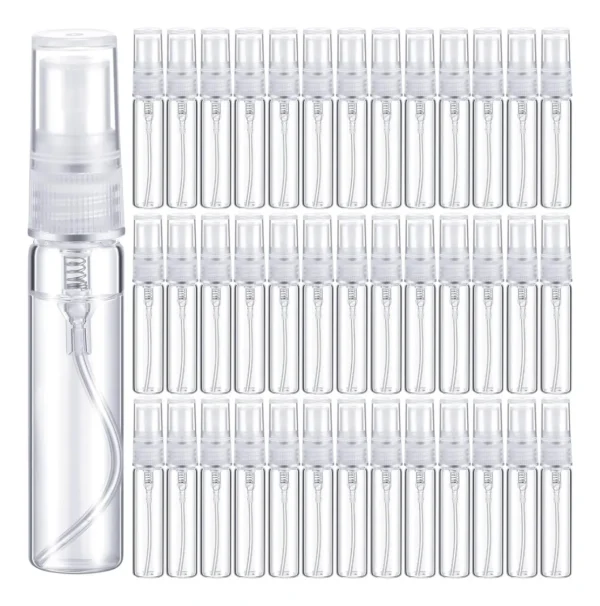 Decant De perfume Vidrio 5ml Pack X 720 + Adaptador Para Llenado Vidrio