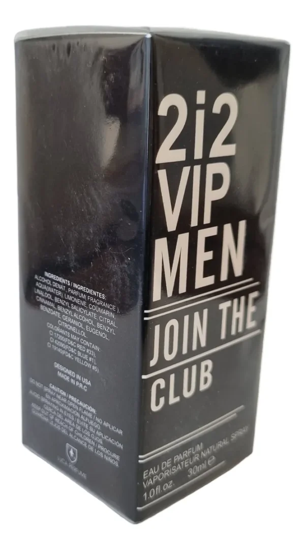 Mini Perfume 212 Vip Men Join The Club 30ml Común - Image 2