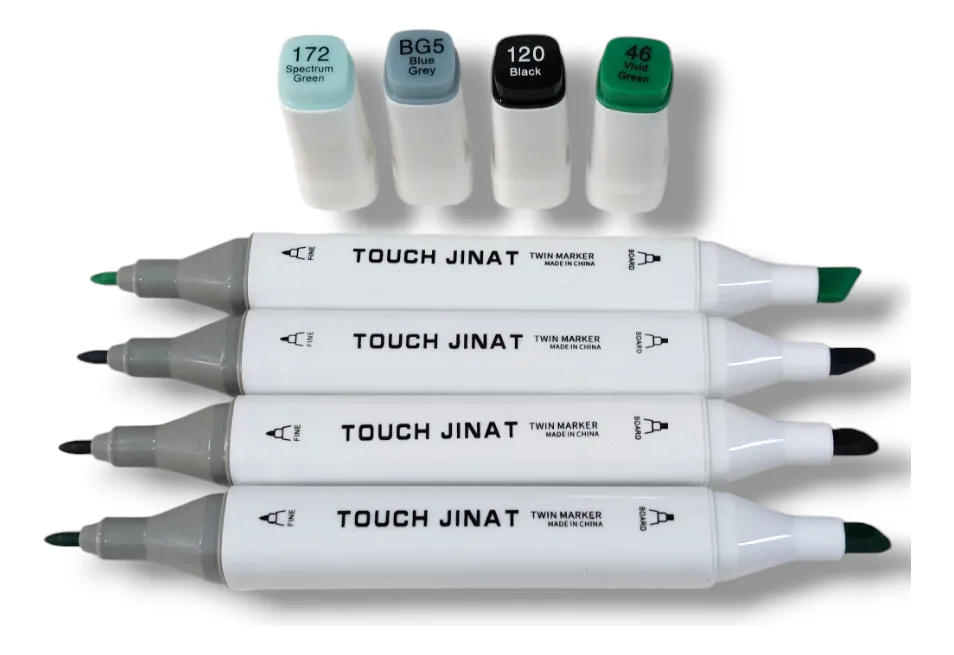 Marcadores Solma Touch Jinat Doble Punta Indelebles 36 Unid - Image 3